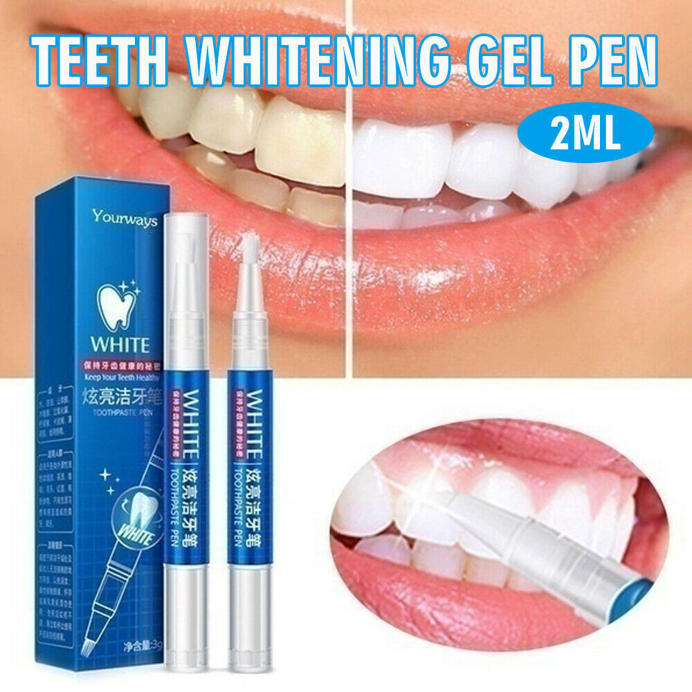 Teeth Whitening Gel Pen - น้ำยาล้างคราบฟันขาวปากกาหมึกเจลฟอกสีฟันฟอกสีฟันปากกาหมึกเจลทำความสะอาดปากกาหมึกเจลช่องปาก