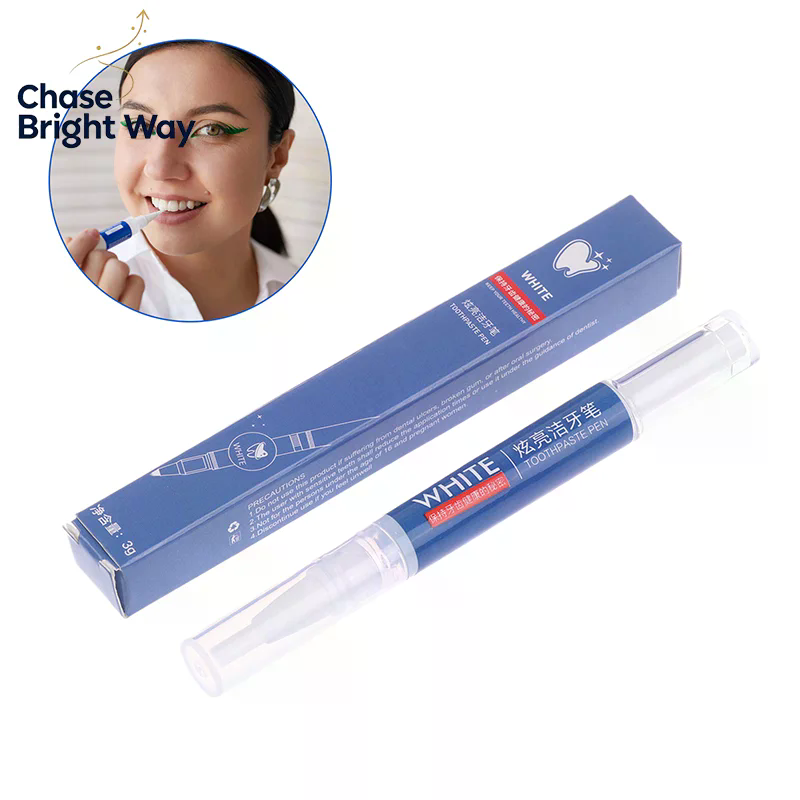 Teeth Whitening Gel Pen - ปากกาเจลฟอกสีฟัน 3 มล. ขจัดคราบ ทำให้ฟันขาวขึ้น ขจัดคราบพลัคได้อย่างมีประสิทธิภาพ