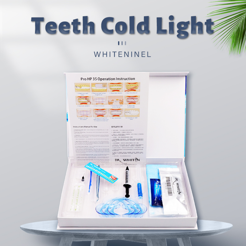 Teeth Whitening With Peroxide - Professional ชุดฟอกสีฟันทันตกรรมเจลฟอกสีฟันเปอร์ออกไซด์ฟันไวท์เทนนิ่ง GEl 35% ฟันทันตกรรมอุปกรณ์