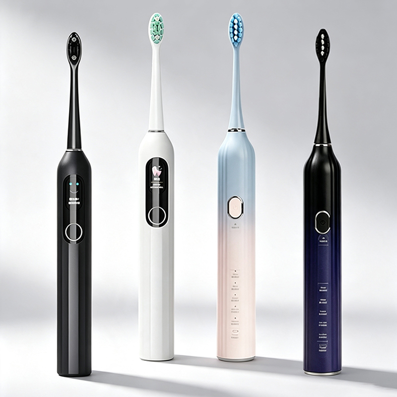 Teeth Whitening Toothbrush - แปรงสีฟันไฟฟ้าแบบสั่นสะเทือนโซนิค สมาร์ท 5 โหมด IPX7 กันน้ำ