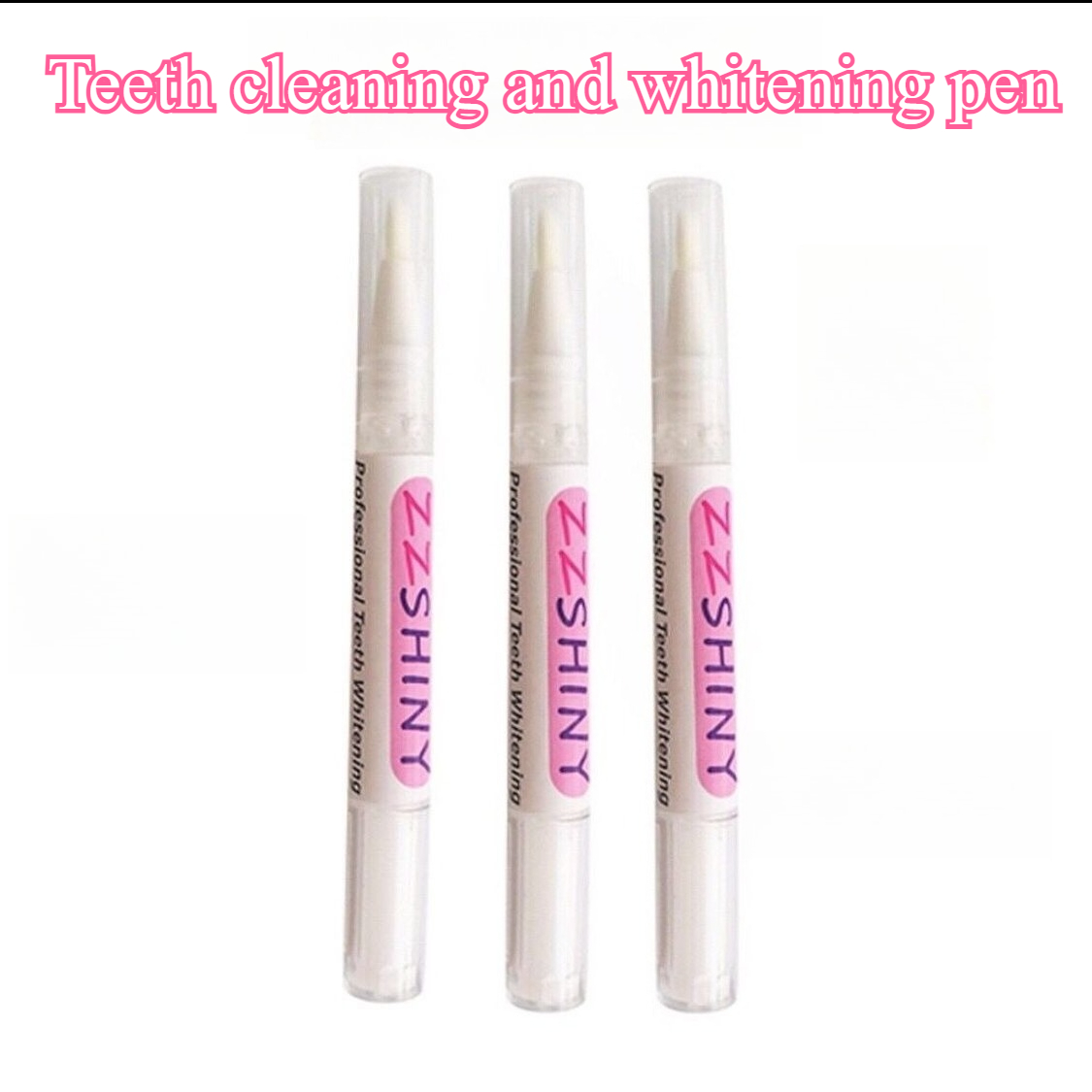 Teeth Whitening Gel Pen - ปากกาทำความสะอาดฟัน ฟอกสีฟัน ใช้โดยตรงด้วยหัวแปรง สีขาวสว่าง ขจัดคราบเหลือง เจลเสริม