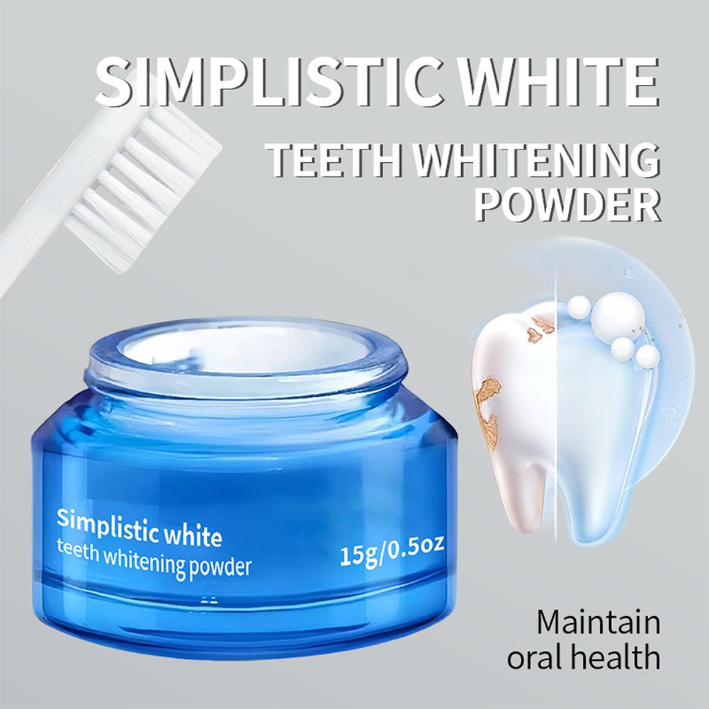 Teeth Paint Whitening - ผงฟอกฟันขาวสูตรเรียบง่าย ช่วยลดคราบเครื่องดื่มที่ฝังแน่นและคราบพลัค พร้อมให้ลมหายใจสดชื่นยาวนาน