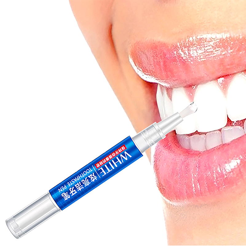 Teeth Whitening Effective - ปากกาเจลขจัดคราบฟันขาว 3 มล. ช่วยขจัดคราบพลัค ดูแลสุขภาพช่องปาก ปากกาฟอกฟันขาว