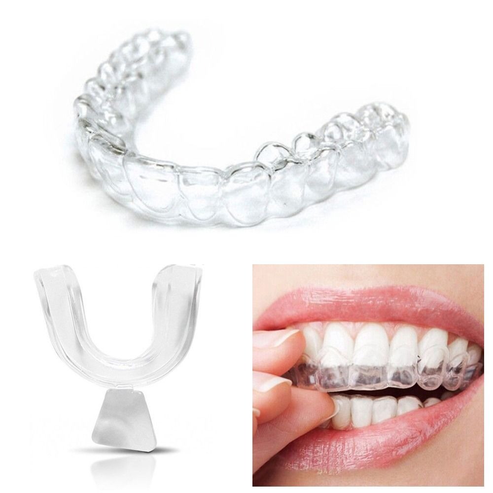 Dental Guard Night - ที่ครอบฟันซิลิโคนสำหรับกลางคืน ป้องกันเหงือก ถอดออกได้ ถาดครอบฟัน ที่ครอบฟันสำหรับการจัดฟัน ป้องกันฟันจากการเสียหาย