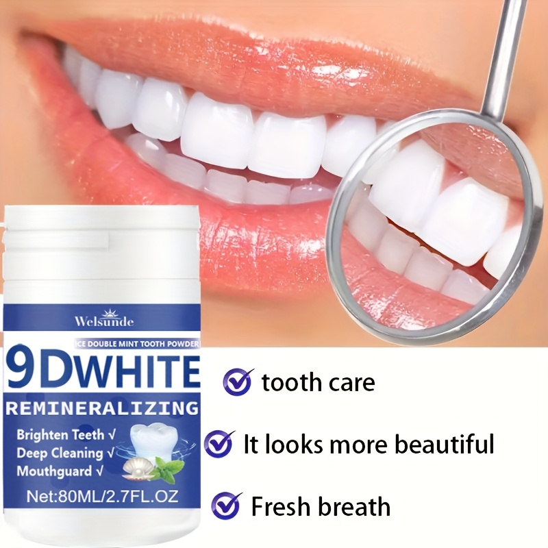 ผงฟันไฮโดรซีอะพาไทต์ 9D ไวท์ ร - Teeth Whitening Ulta บทวิจารณ์และราคา