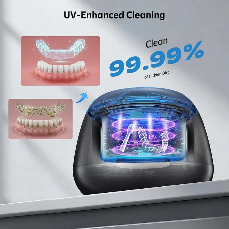 เครื่องทำความสะอาดอุปกรณ์จัดฟั - Dental Guard Night บทวิจารณ์และราคา