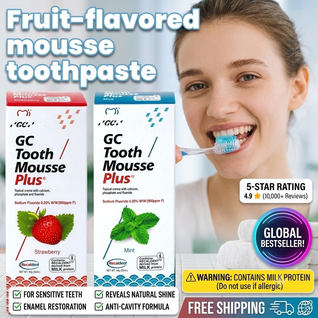 ยาสีฟันมูส 50 กรัม รสผลไม้ GC  - Teeth Whitening Treatment บทวิจารณ์และราคา