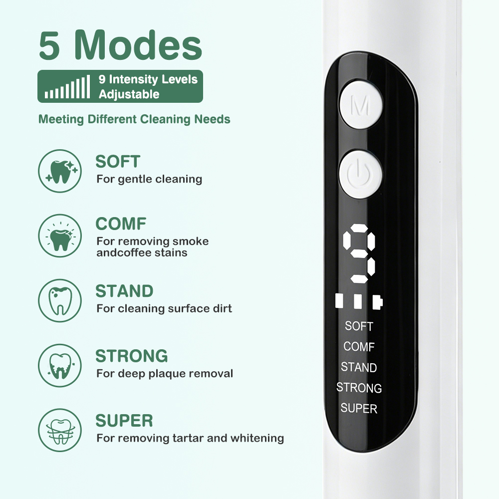 เครื่องขูดหินปูนไฟฟ้าแบบอัลตรา - Teeth Whitening And Stain Removal บทวิจารณ์และราคา