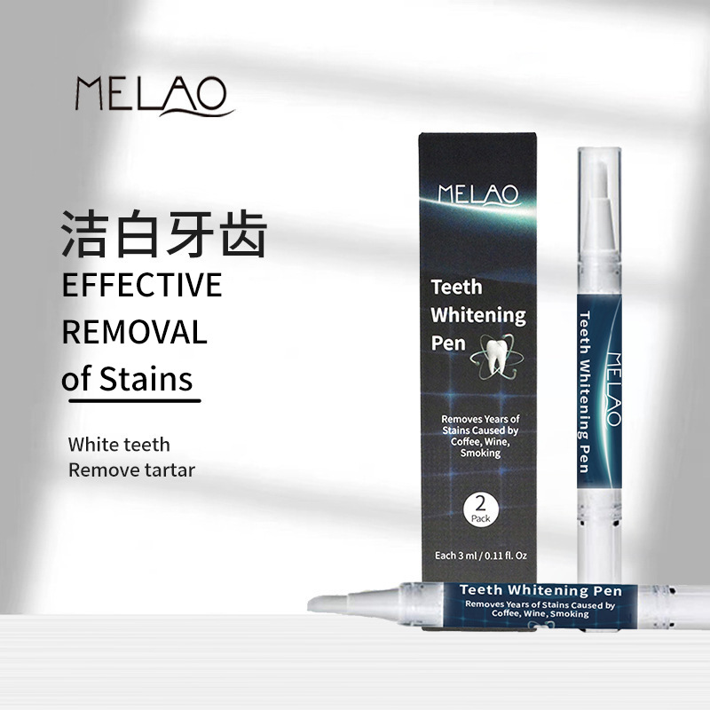 2 ชิ้นปากกาเจลฟอกสีฟันระดับมือ - Teeth Whitening Gel Pen บทวิจารณ์และราคา