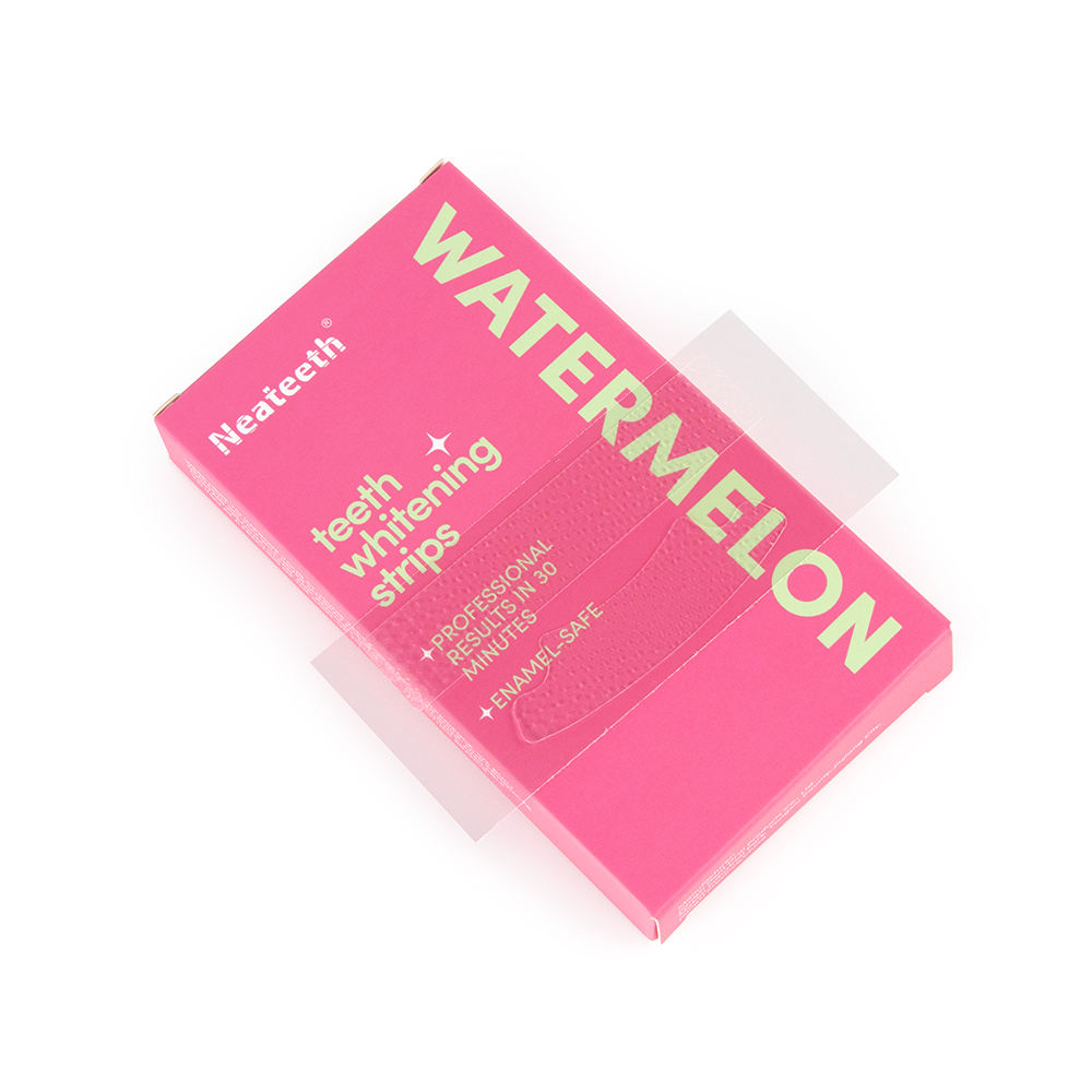 แผ่นฟอกสีฟันแบบผลไม้  รักษาฟัน - Teeth Whitening With Peroxide บทวิจารณ์และราคา