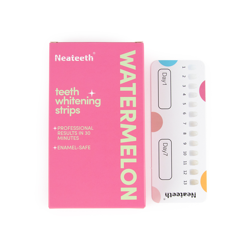 แผ่นฟอกสีฟันแบบผลไม้  รักษาฟัน - Teeth Whitening With Peroxide บทวิจารณ์และราคา