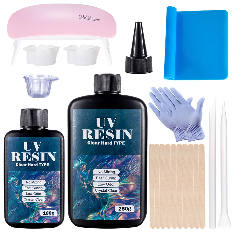 Hard UV เรซิ่นกาวชุด Fast Curi - Uv Whitening Kit บทวิจารณ์และราคา