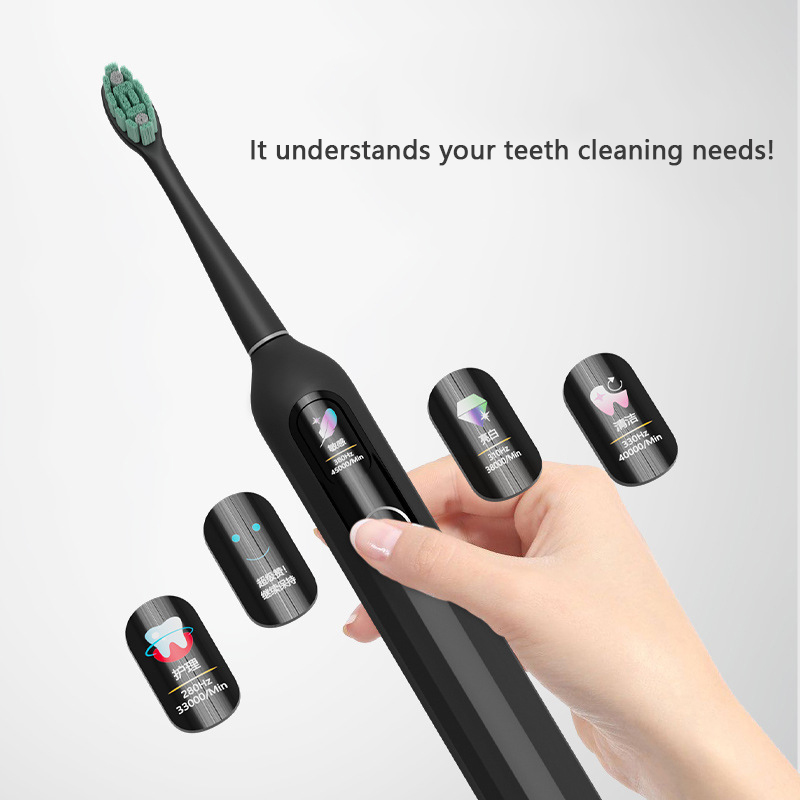 แปรงสีฟันไฟฟ้าแบบสั่นสะเทือนโซ - Teeth Whitening Toothbrush บทวิจารณ์และราคา