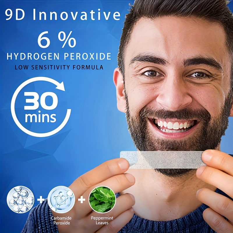 แถบฟอกสีฟัน Aurany White 9D 21 - Teeth Whitening With Peroxide บทวิจารณ์และราคา