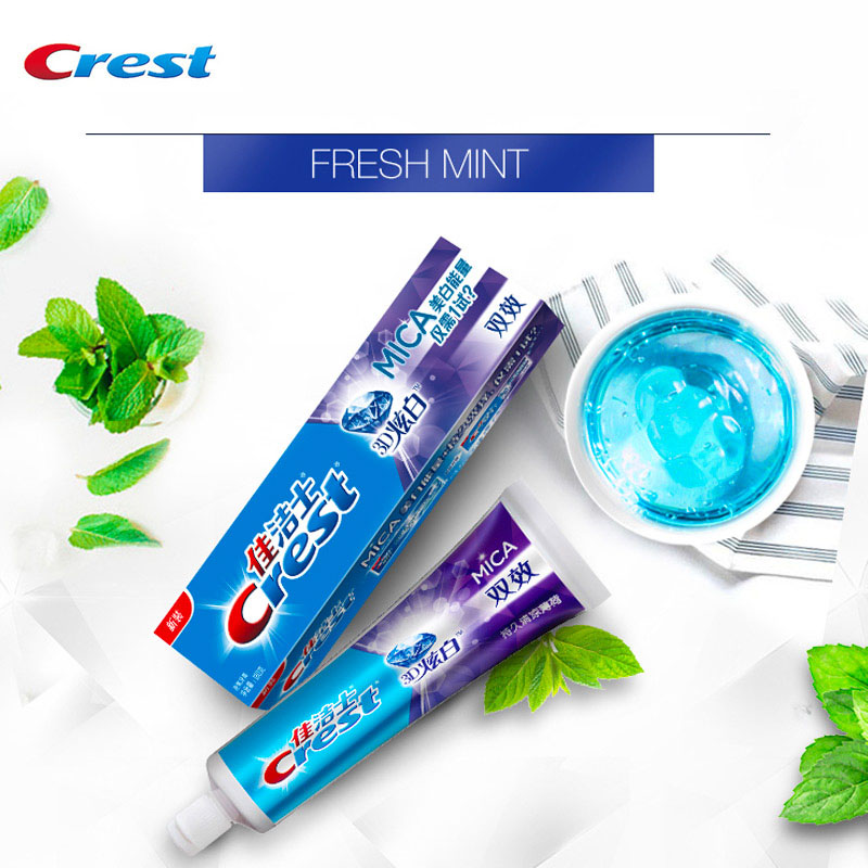 Crest 3D MICA ยาสีฟันฟลูออไรด์ - Teeth Paint Whitening บทวิจารณ์และราคา