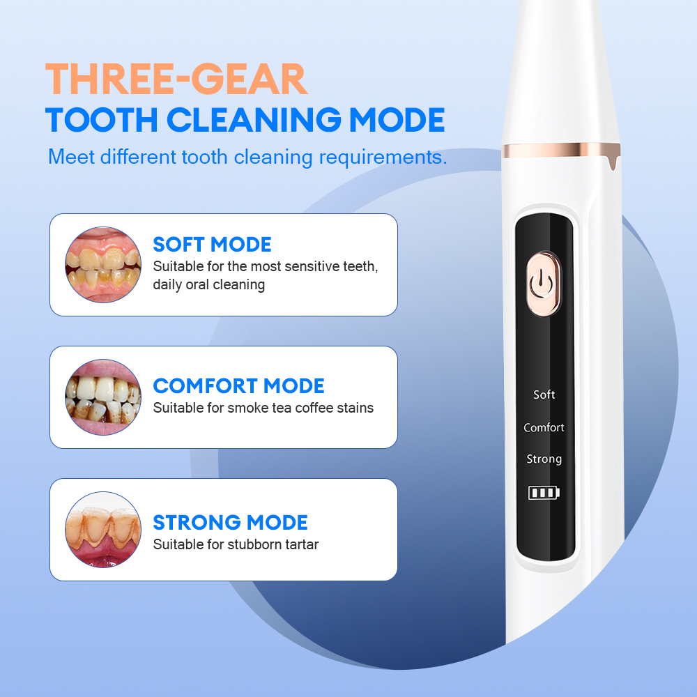 อัลตราโซนิคฟัน Tartar CLEANER  - Teeth Whitening And Stain Removal บทวิจารณ์และราคา