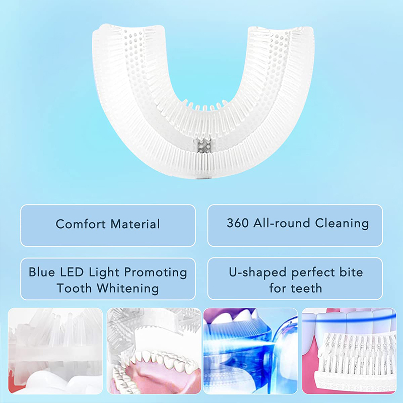 ไฟฟอกสีฟันรูปตัวยูแบบชาร์จได้  - Teeth Whitening Kit บทวิจารณ์และราคา