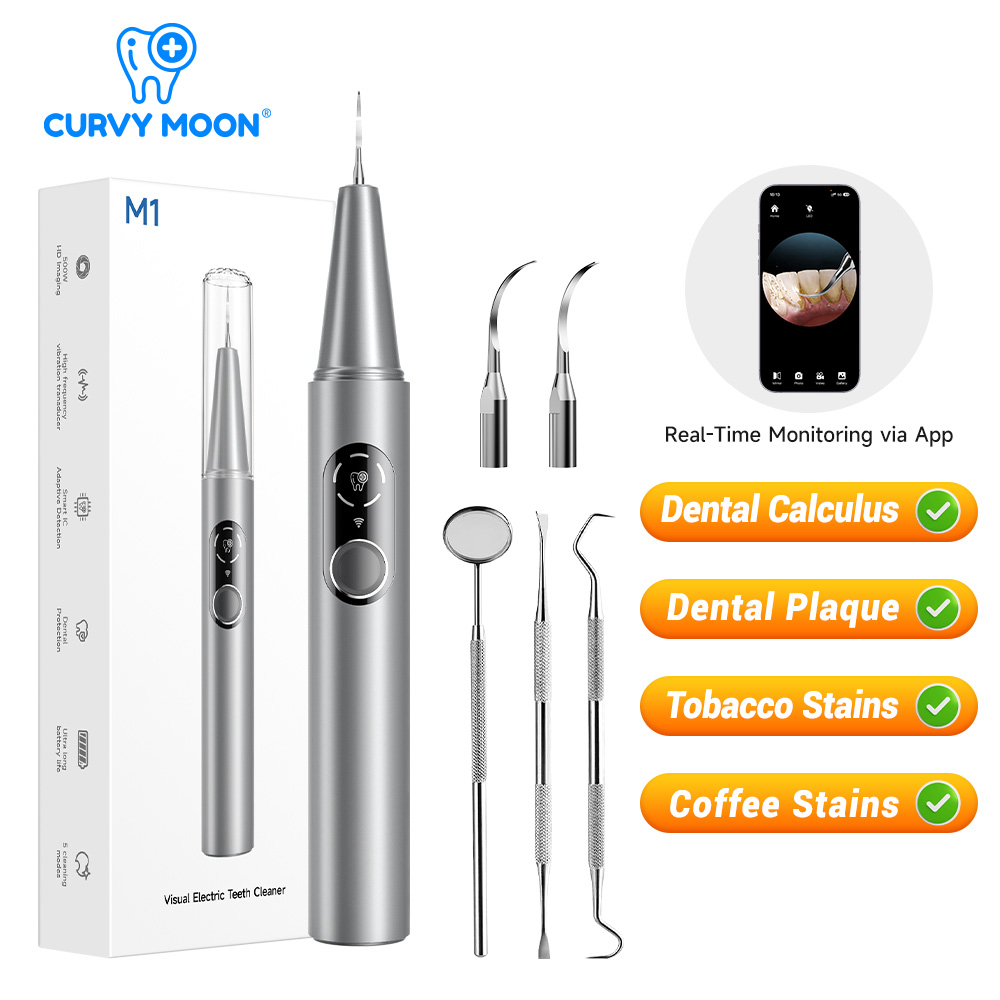 CURVY MOON เครื่องทำความสะอาดฟ - Teeth Whitening And Stain Removal บทวิจารณ์และราคา