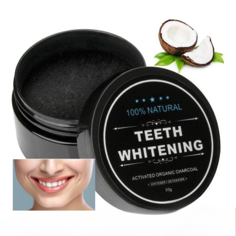 ผงฟอกสีฟันถ่านกัมมันต์ 1 กล่อง - Teeth Paint Whitening บทวิจารณ์และราคา
