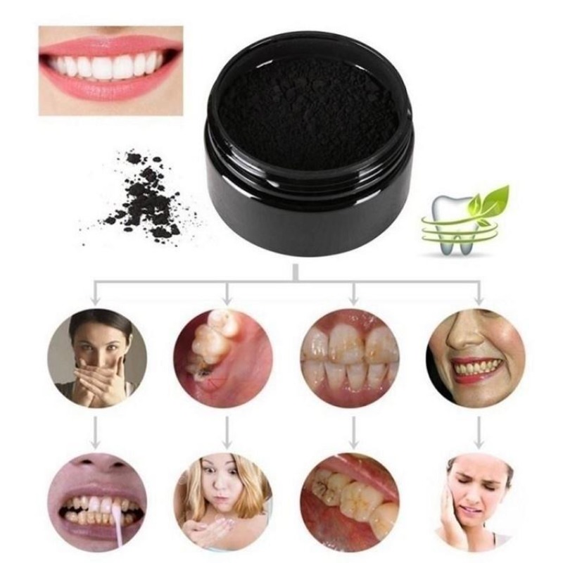ผงฟอกสีฟันถ่านกัมมันต์ 1 กล่อง - Teeth Paint Whitening บทวิจารณ์และราคา