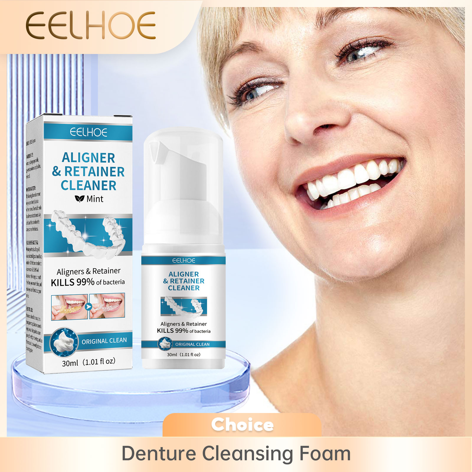 Aligner ฟันปลอมทําความสะอาดโฟม - Teeth Whitening Treatment บทวิจารณ์และราคา