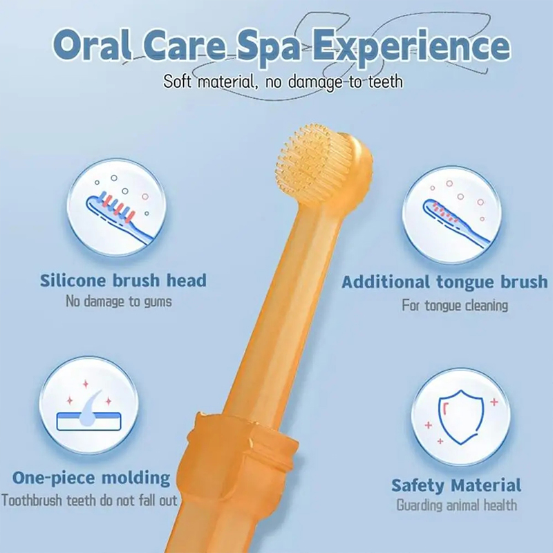 แปรงสีฟันซิลิโคนสำหรับสุนัขและ - Teeth Whitening Toothbrush บทวิจารณ์และราคา