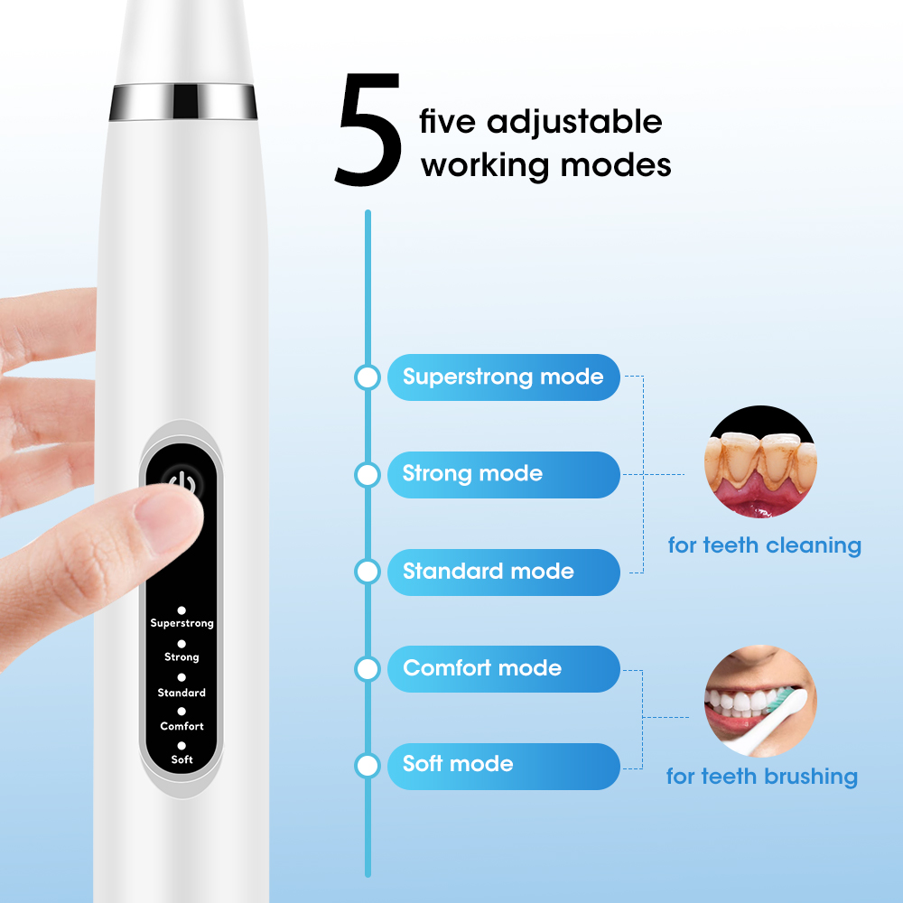 ไฟฟ้าโซนิคทันตกรรมแคลคูลัส Sca - Teeth Whitening And Stain Removal บทวิจารณ์และราคา