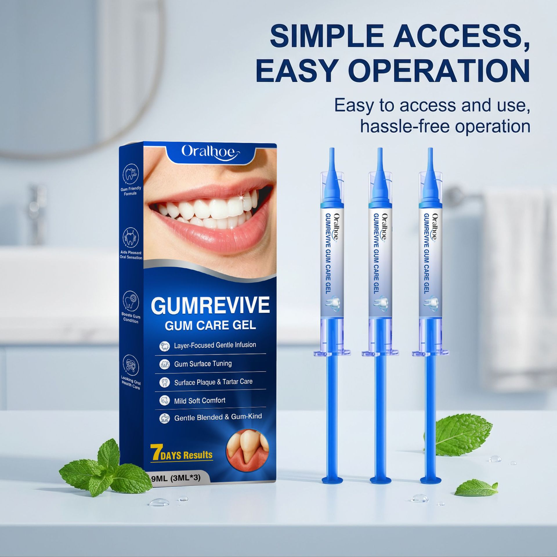 เจลดูแลช่องปาก ชุดหลอดฉีดยาทำค - Teeth Whitening With Peroxide บทวิจารณ์และราคา