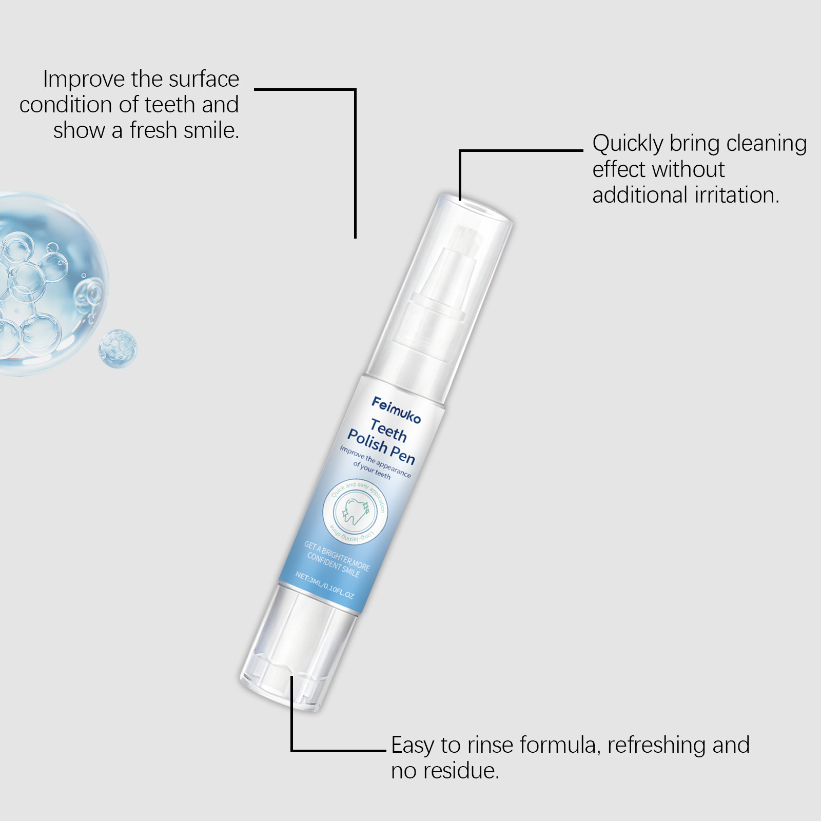 สีทาฟอกฟันขาวทันที สีทาฟันขาวต - Teeth Whitening Gel Pen บทวิจารณ์และราคา