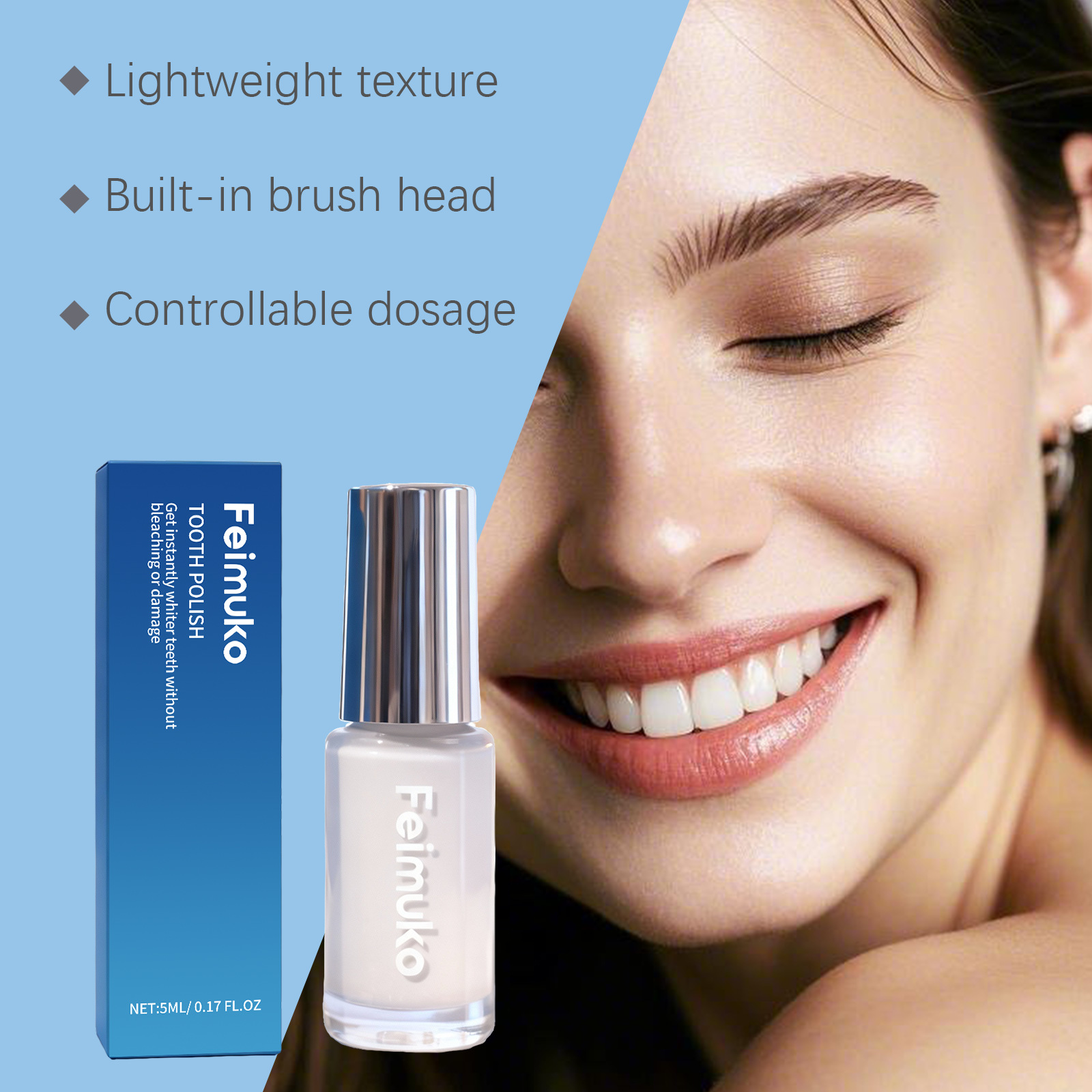 สีฟอกฟัน ฟันขาวทันที ปกป้องเคล - Teeth Paint Whitening บทวิจารณ์และราคา