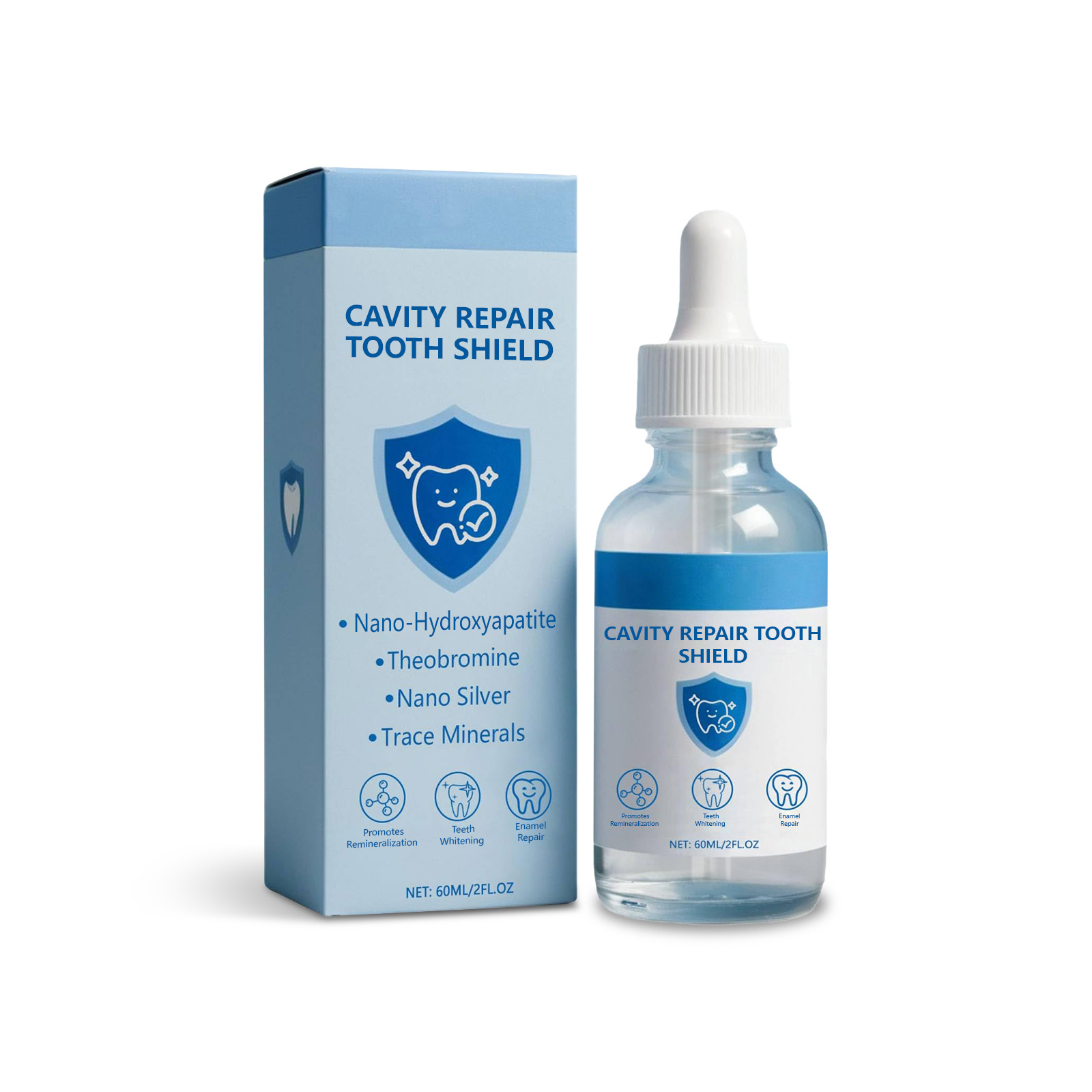 น้ำยาขัดฟันขาว 60 มล. ซ่อมแซมฟ - Teeth Whitening And Stain Removal บทวิจารณ์และราคา