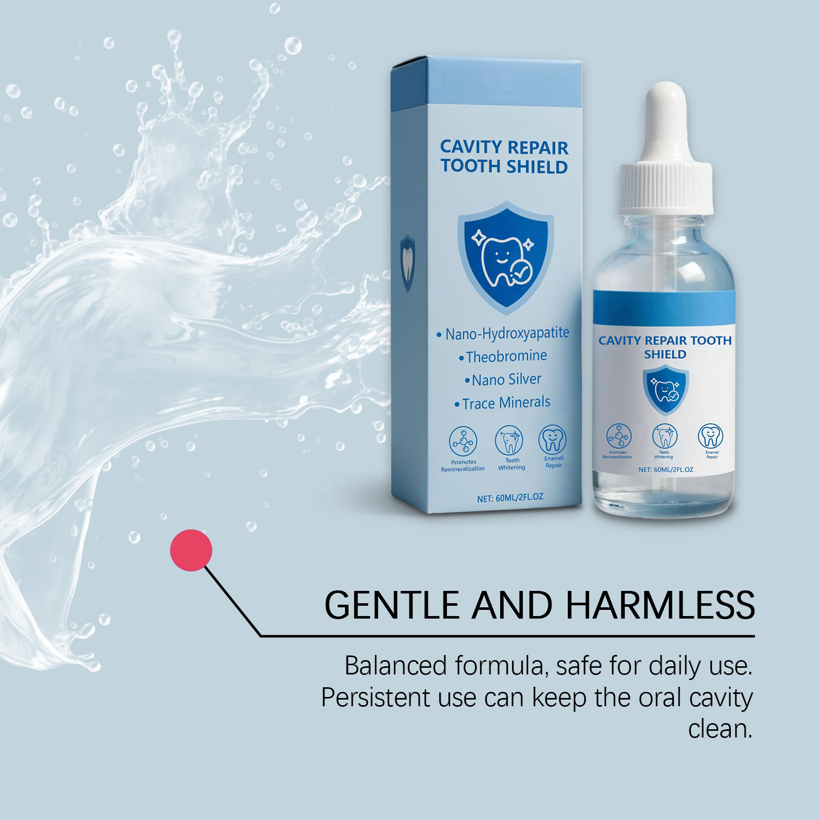 น้ำยาขัดฟันขาว 60 มล. ซ่อมแซมฟ - Teeth Whitening And Stain Removal บทวิจารณ์และราคา