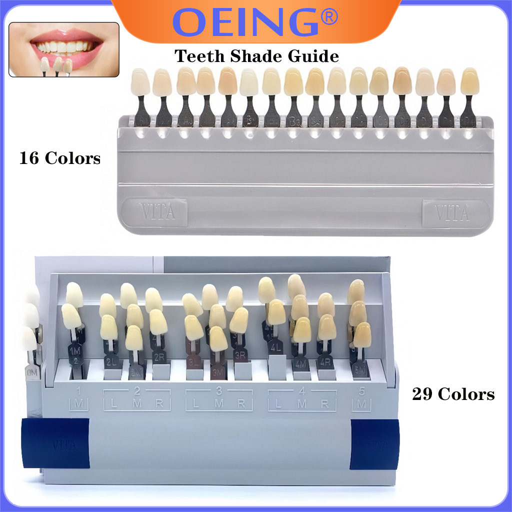 แผ่นสีสำหรับวัดสีฟัน 29/16 สี  - Teeth Whitening Kit บทวิจารณ์และราคา