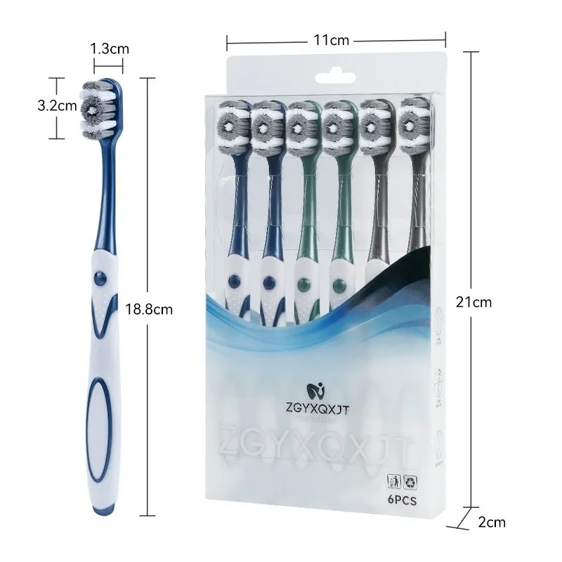 ชุดแปรงสีฟัน 6 ชิ้น/เซ็ต ขนแปร - Teeth Whitening Kit บทวิจารณ์และราคา