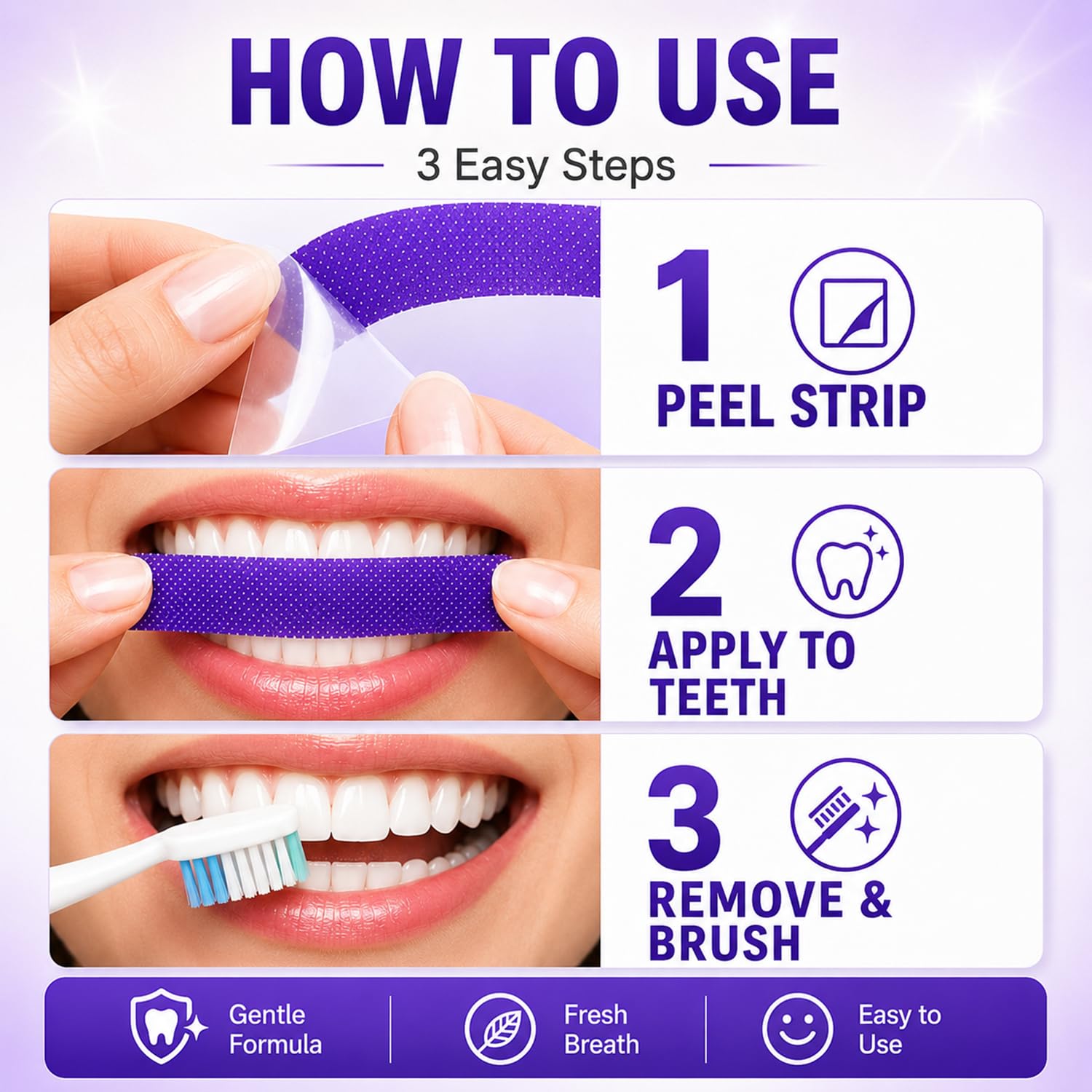 7/14/21 ชิ้นแถบฟอกสีฟันสีม่วงส - Teeth Whitening With Peroxide บทวิจารณ์และราคา
