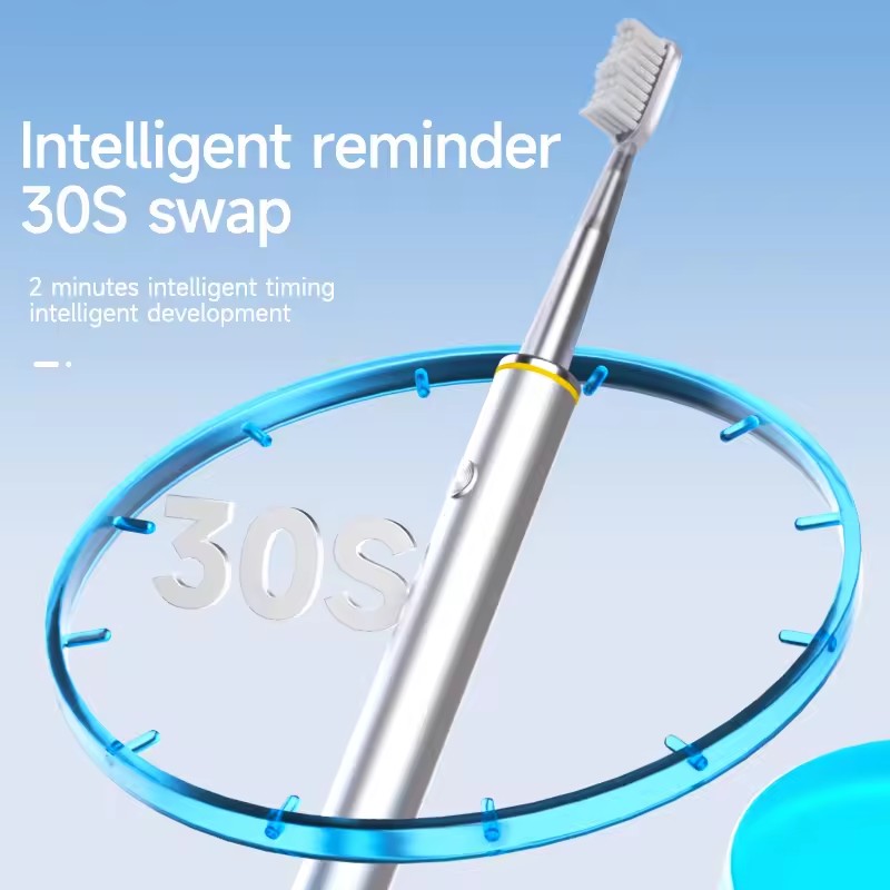 โซนิคไฟฟ้าแปรงสีฟันจิตแปรงบาง  - Teeth Whitening Toothbrush บทวิจารณ์และราคา